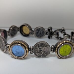 Flli Menegatti Solid 925 Sterling 18k Gold